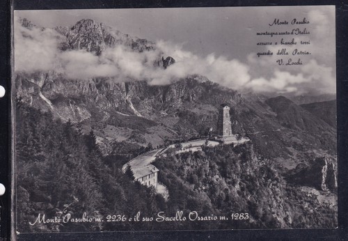 Cartolina monte pasubio il - monte,