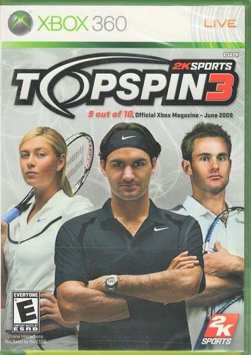 Top spin xbox 360 - 360, (nuovo
