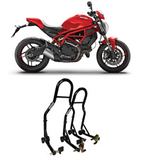 Coppia cavalletti alza moto Ducati Monster anteriore posteriore 600 900 696 796