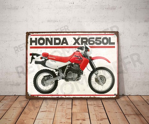 Plaque métal vintage honda - vintage,