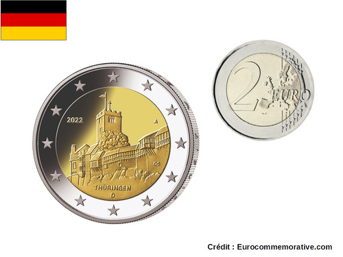 Euros commémorative - 2€,