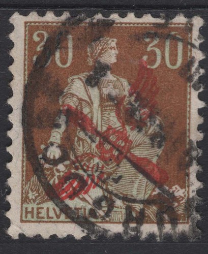 Svizzera 1919 30c - , air