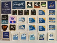 30 pezzi. Adesivi PC Computer