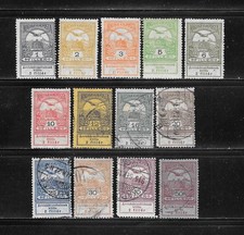 UNGHERIA,HUNGARY, 1913 n° in descrizione tra 106/118 NUOVI/* MH e USATI, lotto