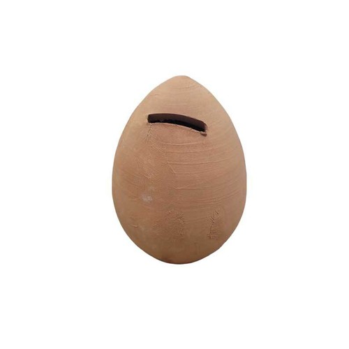 Salvadanaio uovo terracotta - salvadanaio,