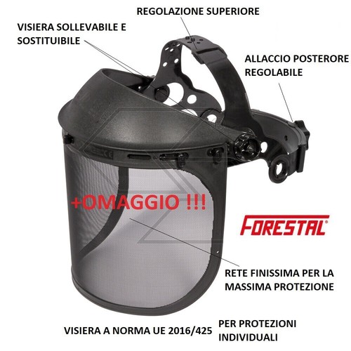 Visiera decespugliatore - visiera,