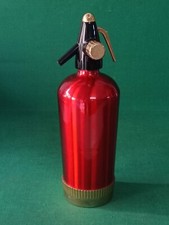 SIFONE SELTZ VINTAGE ROSSO SOCARB MADE IN FRANCE PARIS DESIGN ANNI ’60. CU88