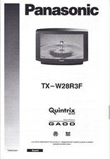 Panasonic Quintrix TX-W28R3F - käyttöohje suomi