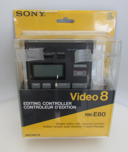 Sony e80 controller editing - rm-e80,