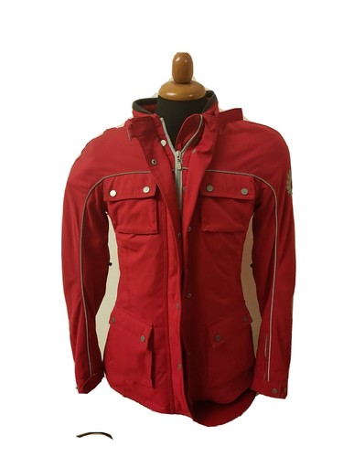 Giacca moto belstaff rosso - giacca,