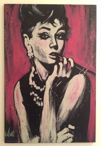 Quadro moderno audrey - audrey, hepburn