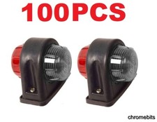 100 Pezzi Lato Gomma Evidenziatore Fari 12/24v Omologato A-102 Camion Rimorchio
