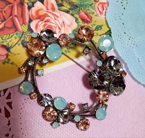 Spilla vintage fiore - , corona