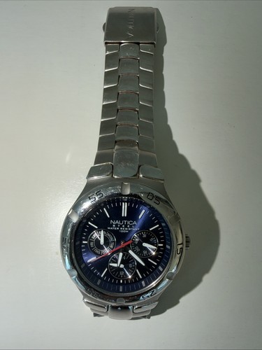 Nautica steel men watch - steel,