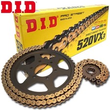 Kit catena DID alluminio 520VX3 G&B rivetto per Suzuki RM 250 RM250 anno 1982