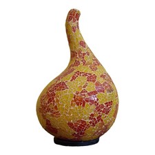 Lampada cigno in mosaico di