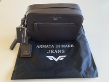 Pochette Beauty Porta Tutto Armata Di Mare, Pelle Saffiano+polsino e Tracolla