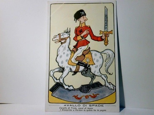 Militaria caricatura avallo - caricatura.,