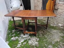 Vecchio Tavolo A Bandelle In Legno Epoca ITALIA Primi  "900