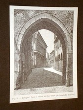 Rara veduta di fine '800