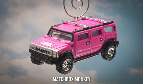 Pink hummer suv truck - h2,