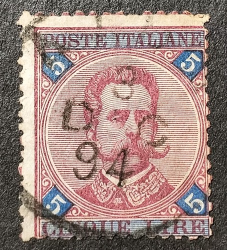 Regno 1891 effigie - regno., 1891-96.