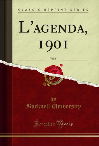 Agenda 1901 vol 8 - l'agenda,, 1901,