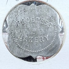 Tonopah, Nevada "Progress Bakery" G/F Loaf Bread Trade Token TD-58a SP6227