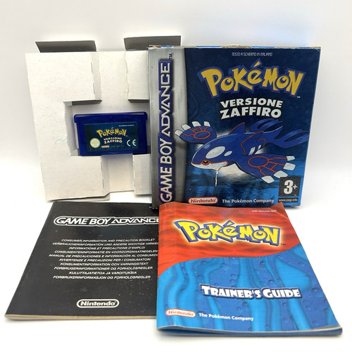 Pokemon zaffiro con scatola - zaffiro,