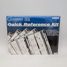 Kit Riferimento Rapido YAMAHA CLAVINOVA da utilizzare con CVP-87, CVP-85 e CVP-83 Sigillato