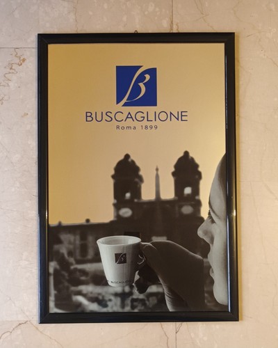 Specchio pubblicitario caffè - specchio,