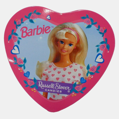 Barbie metal tin - barbie,