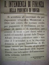MANIFESTO GOVERNO MILITARE