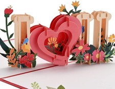 I LOVE YOU Pop Up Card