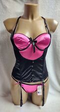 Bustino + Perizoma Nero e