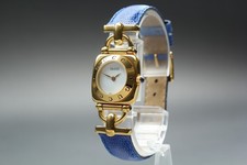 [Quasi come nuovo] Orologio da donna Gucci 6300L oro 22 mm quadrante bianco...