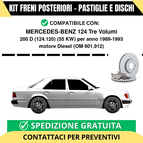 Kit freni posteriori per - freni,