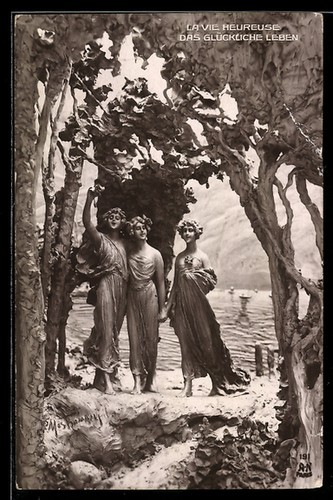 Cartolina artistica domenico - cartolina,
