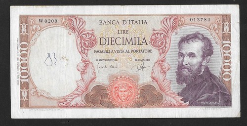Italia banconota 10000 lire - italia,