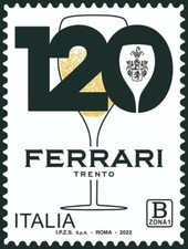 Italy 2022 Made in Italy Ferrari Spumante Bevanda Alcolica Bicchiere MNH
