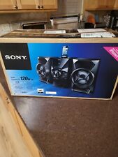 Sony MHC-EC619iP/Mini HIFI Componente 120w Stereo MP3 Sistema iPhone Nuovo con scatola