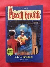Libro Piccoli Brividi 1,2,3, INVISIBILE - N.6 CON ADESIVI