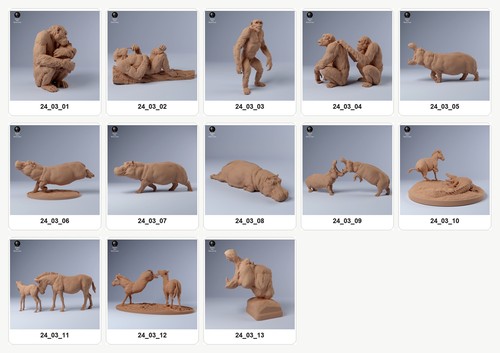 Animali dell africa 13 - animali, 1:18