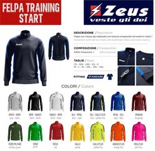 Felpa ZEUS Training Calcio Calcetto Mod. FELPA TRAIN START allenamento completi