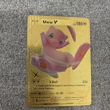 MEW V GOLD FOIL CARTA POKEMON