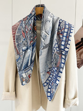 Momme twill seta sciarpa - twill,