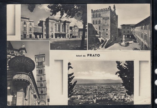 Cartolina saluti prato - da,