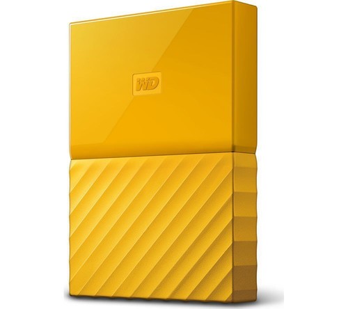 Disco rigido portatile giallo