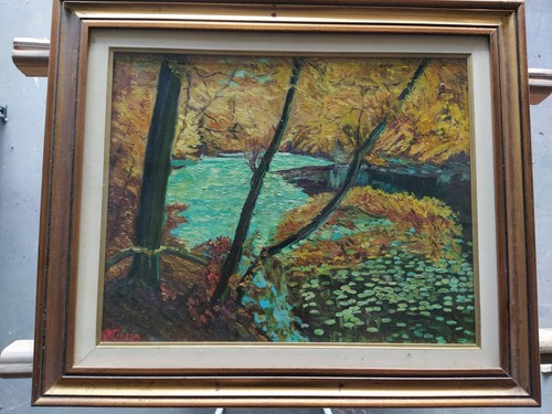 Quadro olio tela firmato - quadro, su