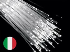 10mt FIBRA OTTICA PLASTICA PMMA 1mm, ILLUMINAZIONE, CIELO STELLATO, MODELLISMO